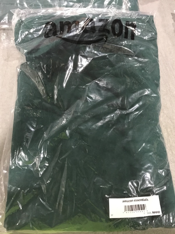 Photo 1 of Amazon Essentials Men's Short-Sleeve Crewneck T-Shirt, Pack of 2 2 Dark Green Medium