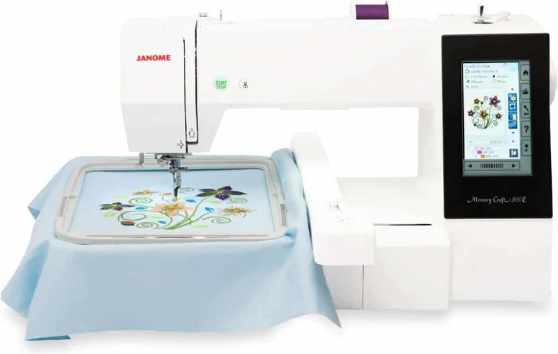 Photo 1 of Janome Memory Craft 500E Embroidery Machine
