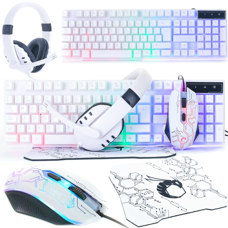 Photo 1 of RX250 PC Gaming Essential Pack - White
