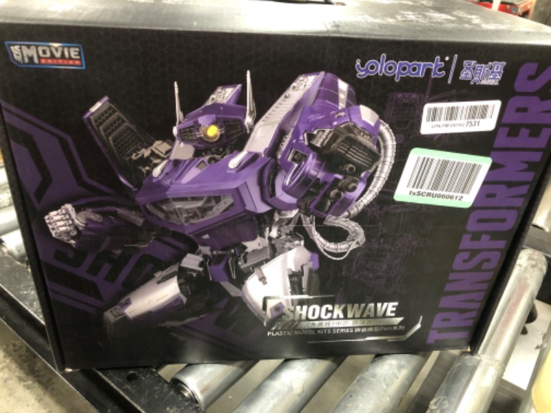 Photo 3 of Transformers Toys Shockwave PLAMO, Bumblebee The Movie, Highly Articulated 11.8 Inch No Converting Transformers Action Figures, Collectible Transformer Toys for Boys and Girls Ages 15 Year Old and Up