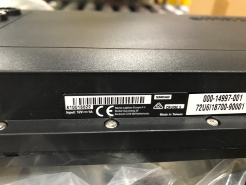 Photo 1 of Simrad Cruise 9-9-inch GPS Chartplotter with 83/200 Transducer, Preloaded C-MAP US Coastal Maps