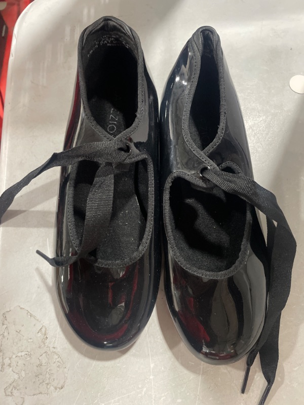 Photo 1 of BLACK TAP DANCING SHOES - SIZE 5 1/2 