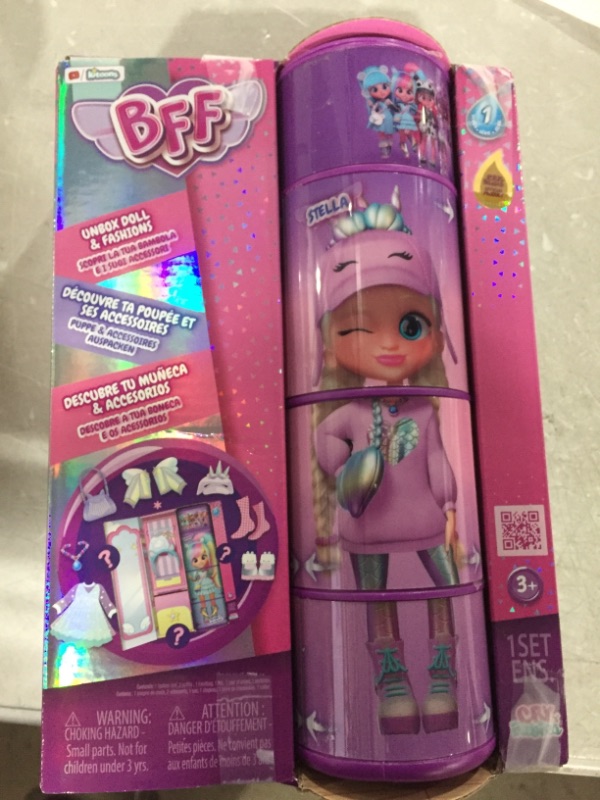 Photo 1 of Cry Babies BFF Lala Fashion Doll with 9+ Surprises Including Outfit and Accessories for Fashion Toy, Girls and Boys Ages 4 and Up, 7.8 Inch Doll, Multicolor
