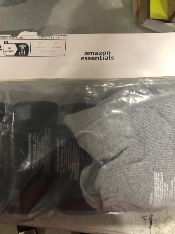 Photo 2 of Amazon Essentials Men's Tank Undershirts, Pack of 6 Large Black/Grey Heather
SIZE LARGE