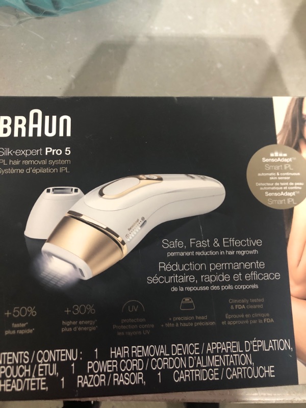 Photo 2 of Braun Silk·expert Pro 5 PL5117 Latest Generation IPL, Permanent Hair Removal
