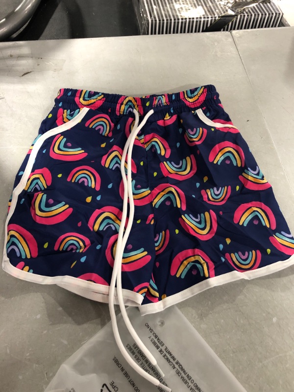 Photo 1 of BesserBay Girl's Summer Adorable Beach Boardshorts Drawstring Swim Trunk MEDIUM 