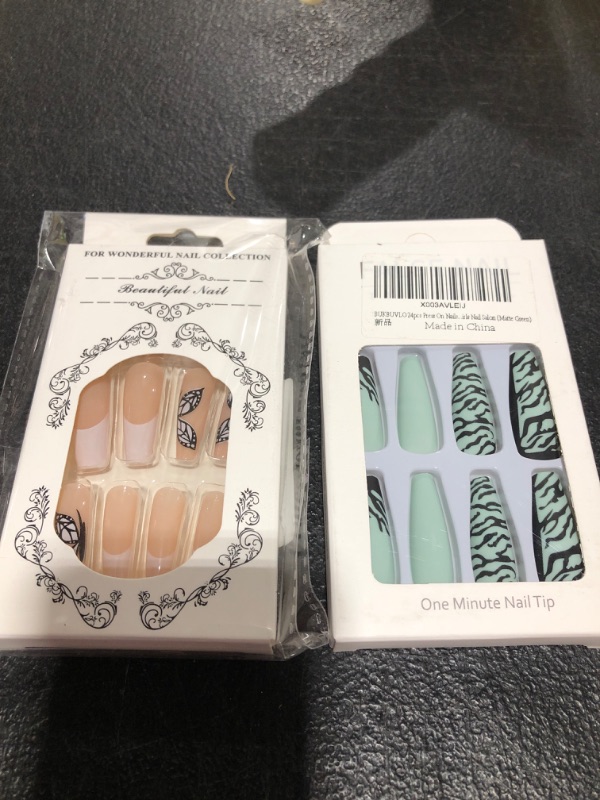 Photo 1 of 2 PACK PRESS ON NAILS
