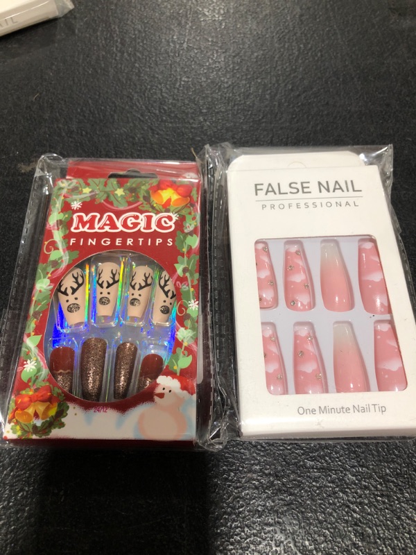 Photo 1 of 2 PACK PRESS ON NAILS
