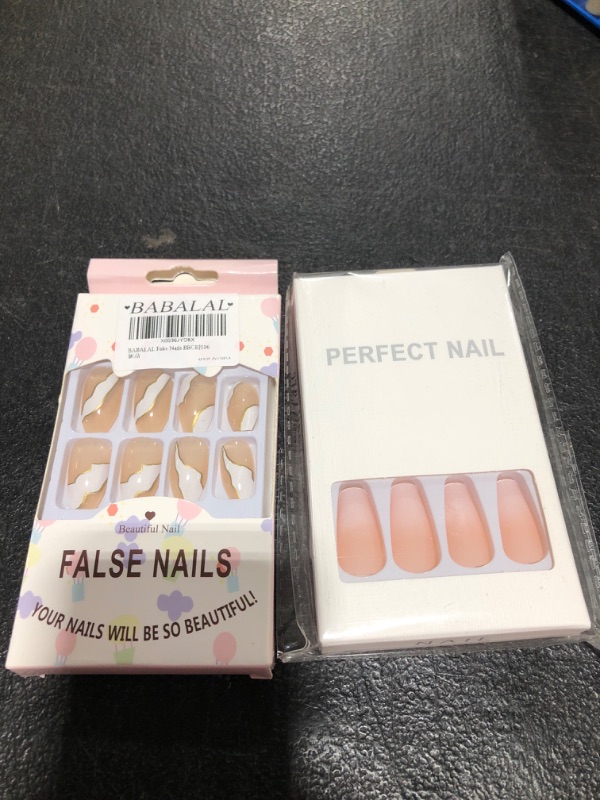 Photo 1 of 2 PACK PRESS ON NAILS
