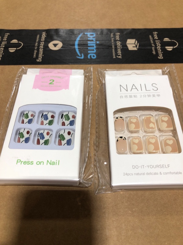 Photo 1 of 2 PACK PRESS ON NAILS