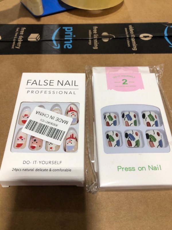 Photo 1 of 2 PACK PRESS ON NAILS
