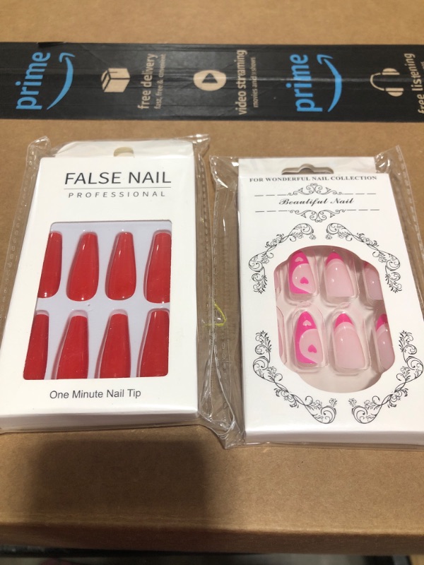 Photo 1 of 2 PACK PRESS ON NAILS
