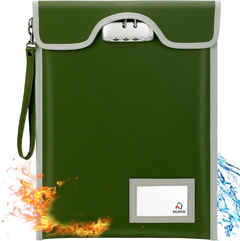 Photo 1 of Document Safe Bag- Olive Drab