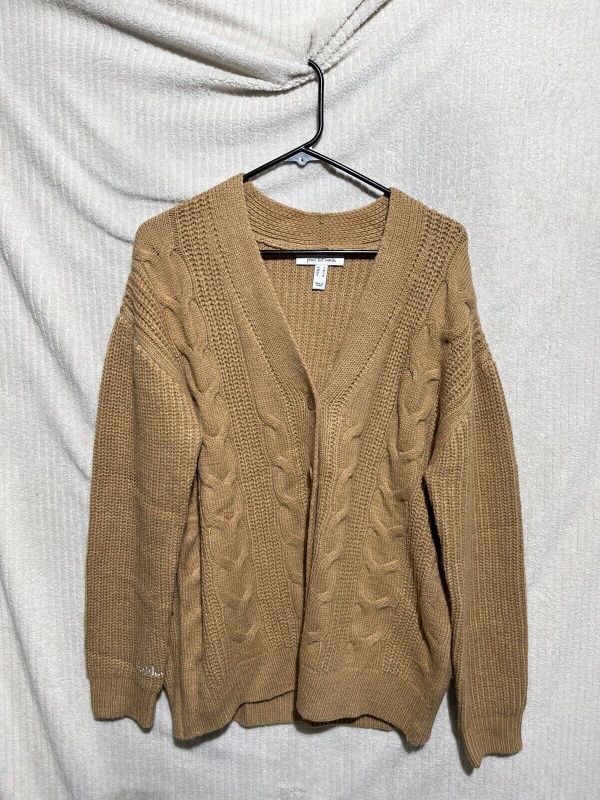 Photo 1 of [Size Xl] Womens Cardigan- Brown Khaki
