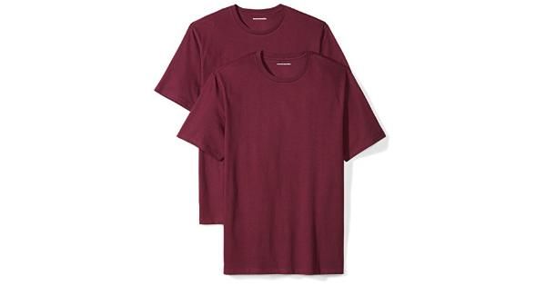 Photo 1 of [Size XXL] Amazon Essentials T- Shirt 2 Pack- Burgundy