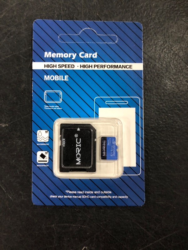 Photo 1 of High Speed Memory TF Micro SD Card 512GB with Adapter
