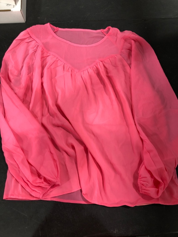 Photo 1 of [Size XL] Ladies Blouse- Pink