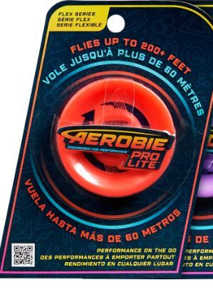 Photo 1 of Aerobie Pro Lite Miniature Throwing Discs, Perfect for Kids, Backyard Games & Disc Golf, Outdoor Games for Adults and Family Ages 5 & Up 