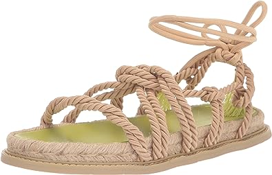 Photo 1 of A|X ARMANI EXCHANGE Women's String Rope Sandals Flat Size 7
