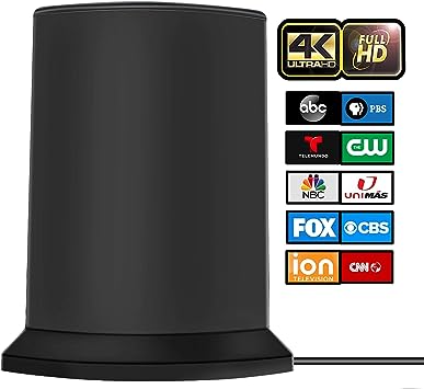 Photo 1 of 2023 Newest Amplified HD Digital TV Antenna with self-Test Function Antenna Supports Smart 4K 1080P Fire TV and Free Local Channels for HDTV on All Older TVs 17.5ft Coax HD TV Cable/AC Adapter
