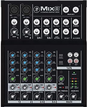 Photo 1 of MackieMix8-8-Channel Compact Mixer
