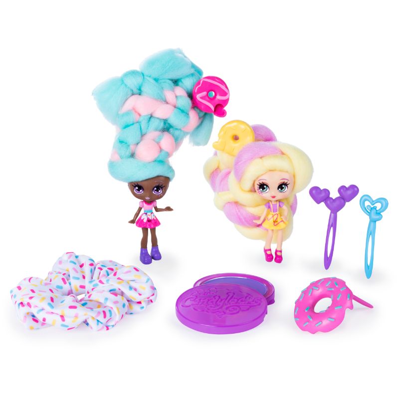 Photo 1 of Candylocks Bff 2-Pack Jilly Jelly and Donna Nut Scented Collectible Dolls with Accessories
