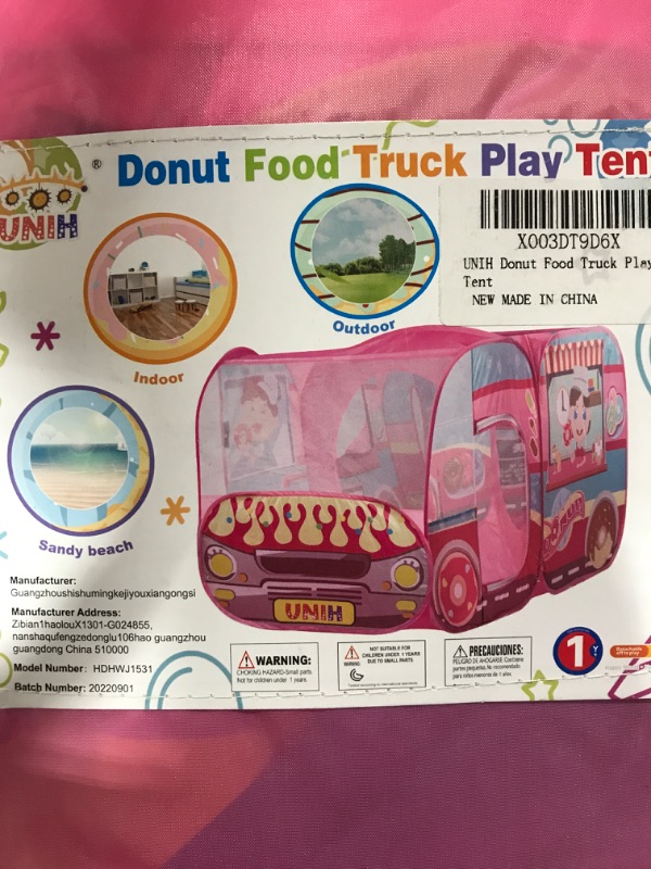 Photo 1 of Donut Food Truck Kids Play Tent