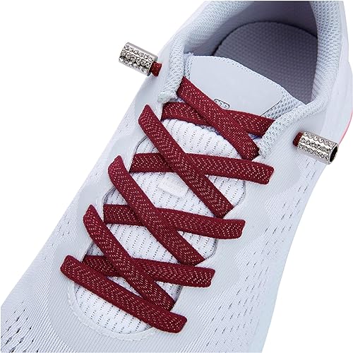 Photo 1 of 2 pack of Elastic No Tie Shoe Laces, Elastic Shoelaces for Kids and Adults
