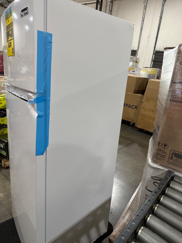 Photo 5 of 7.3 cu. ft. 2-Door Mini Fridge in White with Freezer