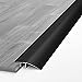 Photo 1 of Aluminum Floor Transition Threshold Strip 36 inch by 4 inch, Matte Black Doorway Edge Trim for Tile Laminate Vinyl Flooring, Kitchen Bedroom Bathroom Doors Reducer Gap Cover