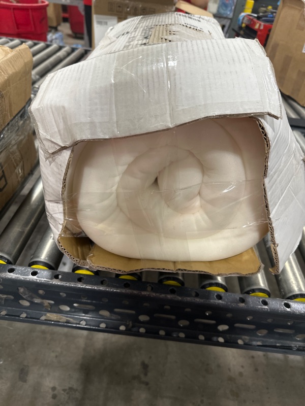 Photo 1 of LUCID 2 Inch Traditional Foam Topper and LUCID Zippered Enclosure Mattress Topper Cover, Full Full 2 Inch Topper and Cover