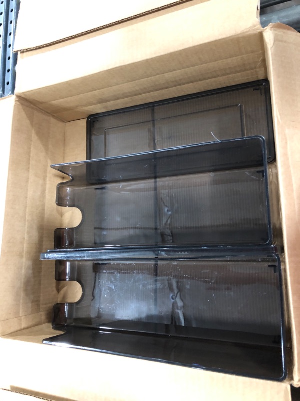 Photo 1 of Generic organizer bins black