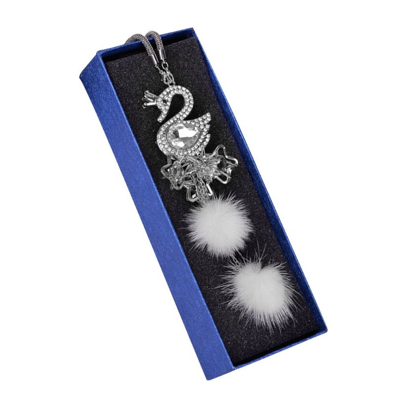 Photo 1 of Crystal Swan Car Hanging Pendant Rhinestone Hanging Ornament Interior Accessories Gift Car Styling
