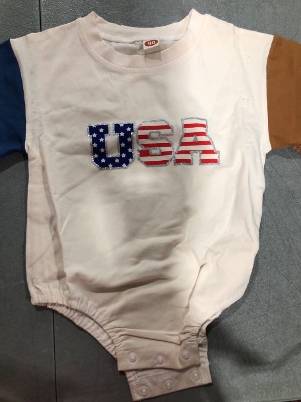Photo 1 of baby boy girl 4th of july independence day outfit- size 90 