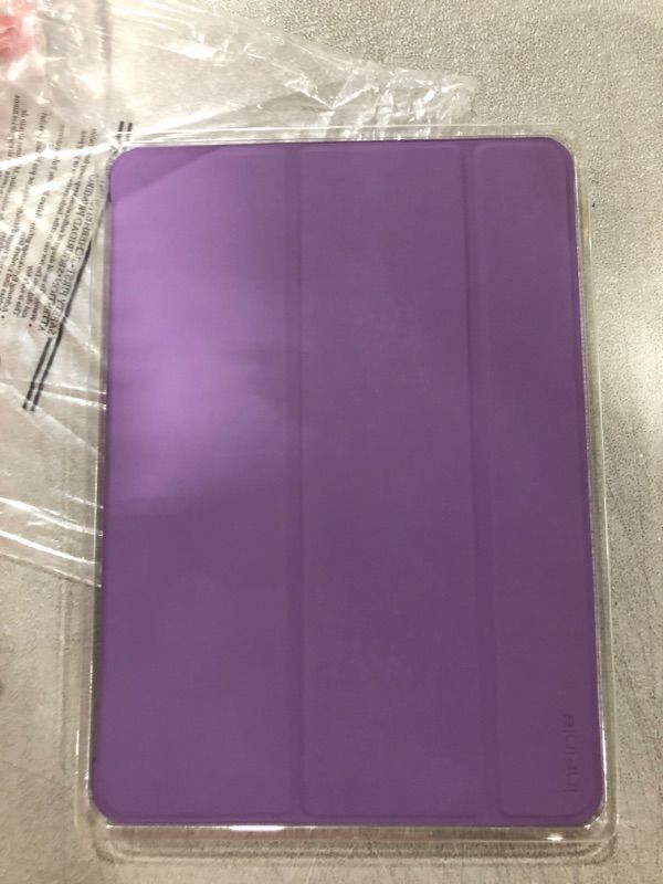 Photo 2 of iPad Air 2 Protective Case Smart Cover with Scratch-Resistant Lining & Auto Sleep/Wake Feature (Purple)