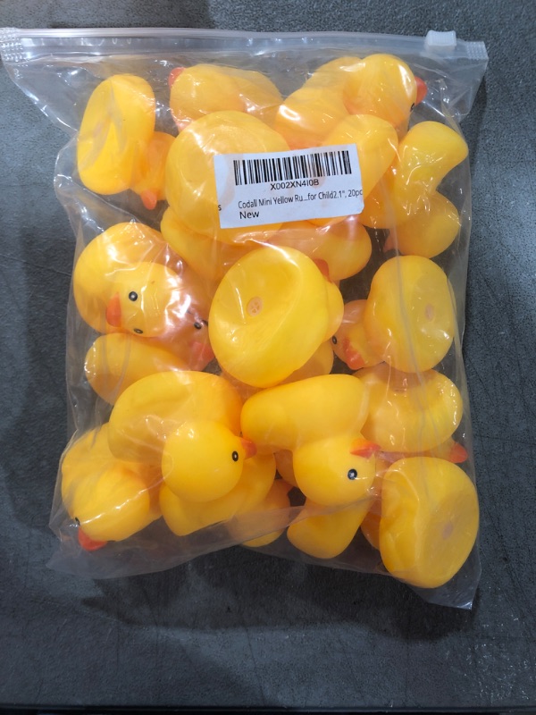 Photo 2 of Codall Mini Yellow Rubber Bath Ducks for Child?2.1", 20pcs?