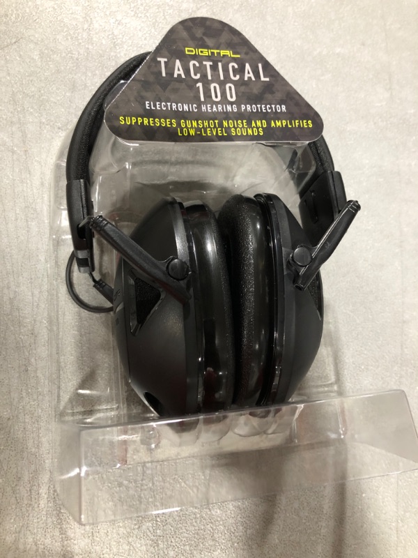 Photo 2 of Peltor Sport Tactical 100 Electronic Hearing Protector, Ear Protection, NRR 22 dB, Ideal for the Range, Shooting and Hunting, TAC100-OTH Tac 100