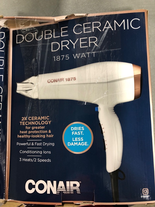 Photo 2 of Conair Double Ceramic Hair Dryer - 1875W