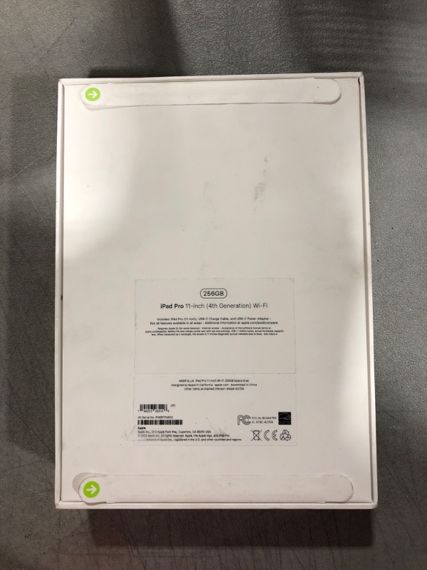 Photo 3 of Apple iPad Pro 11-inch (4th Generation): with M2 chip, Liquid Retina Display, 256GB, Wi-Fi 6E, 12MP front/12MP and 10MP Back Cameras, Face ID, All-Day Battery Life – Space Gray WiFi 256 GB Space Gray- NEW- ONLY OPENED FOR PICTURES 