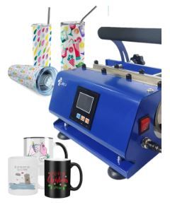 Photo 1 of findcolor 110V 20 oz Mug Heat Press Machine 20oz Skinny Tumblers Press Sublimation Machine
