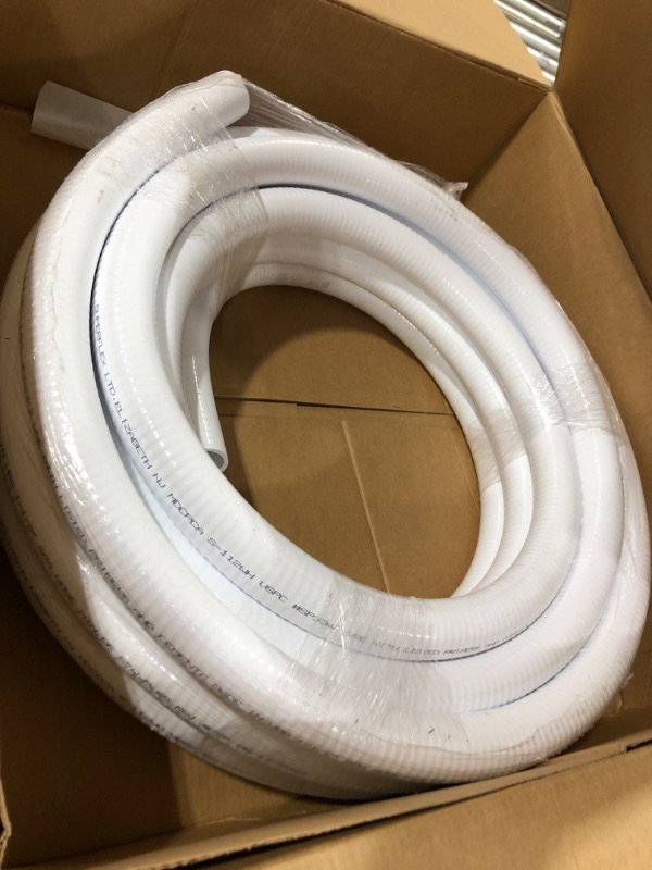 Photo 2 of 1.5" Inch Diameter Flexible PVC Hose | Flexible Pipe White Schedule 40 PVC | Perfect for Plumbing Filtration Systems
