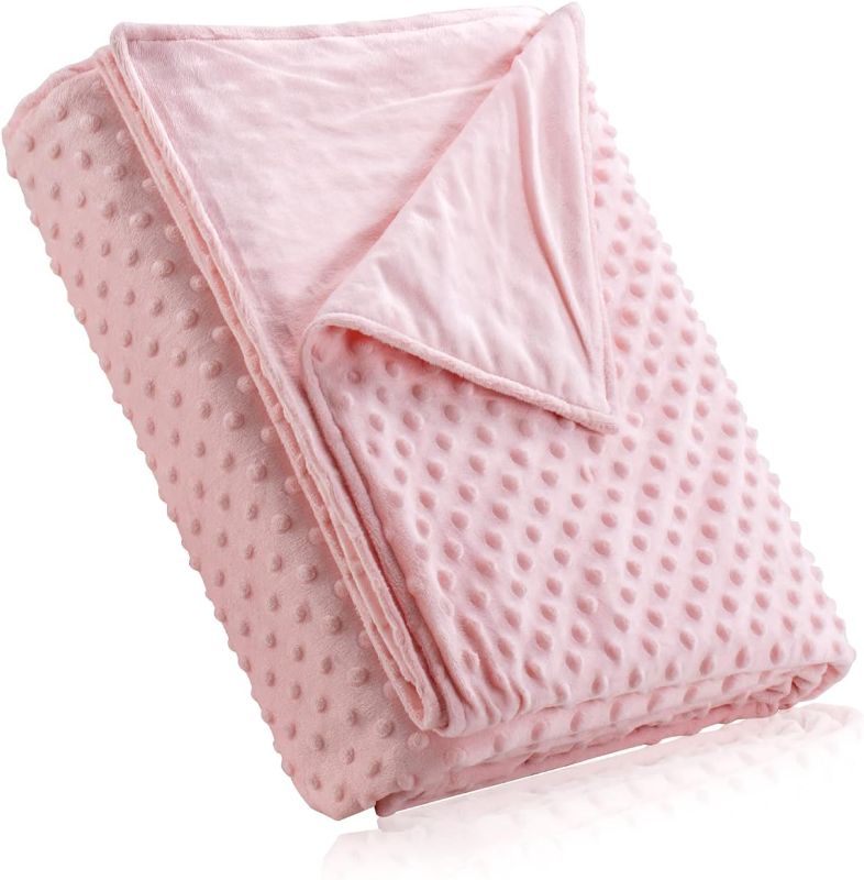 Photo 1 of 86x96in Weighted Blanket Cover, Premium Soft Dot Duvet Cover for Weighted Blanket with 8 Ties(Removable Cover Only)
