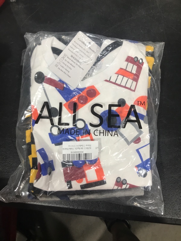 Photo 2 of ALI SEA Boys Summer Shirts Kids Cotton Short Sleeve Top Crewneck Clothes 2-7 Years Nadxt042 2-3T