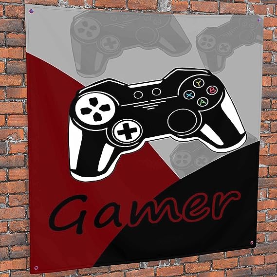 Photo 1 of xiheshian Gaming Tapestry for Boys Wall Hanging 60x50 Inch Video Game Room Decor Gamer Bedroom
