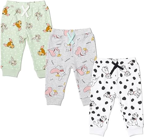 Photo 1 of Disney Classics Winnie The Pooh Tigger Eeyore Piglet Dumbo Patch Thumper Bambi 3 Pack Pants Newborn to Toddler--NEWBORN 