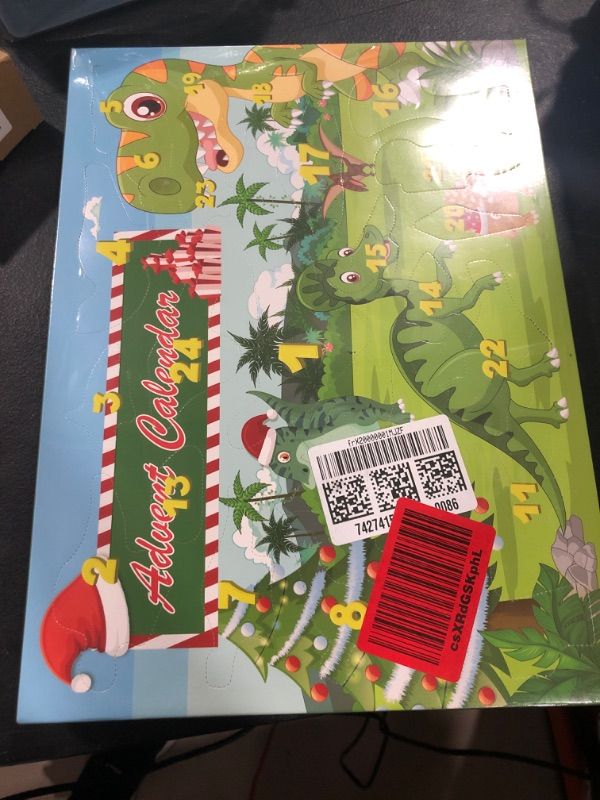 Photo 2 of Advent Calendar 2022 Christmas Gifts - 24 Days Countdown to Christmas Advent Calendar for Kids with Dinosaur Toy Figures, Christmas Gifts for Boys Girls 3-10, Christmas Party Favors/New Year Gifts