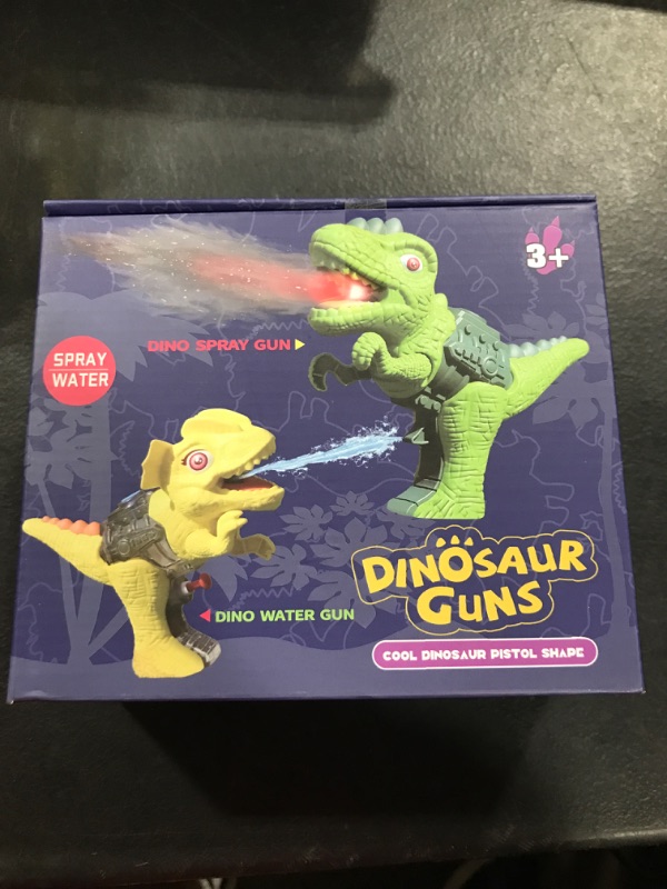 Photo 1 of  Dinosaur Water Spray Gun,With Cool Light Sound Effect,Water Mist Spray,Dinosaur Toy for Boys Kids Ages 3+