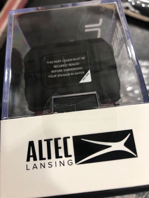 Photo 3 of Altec Lansing Mini LifeJacket 2 - IP67 Waterproof Floating Bluetooth Speaker For Pool And Travel, Shockproof and Snowproof Portable Speaker for Outdoor, 30ft Range and 10 Hour Playtime ---NEW, FACTORY SEALED