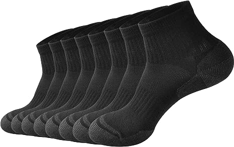 Photo 1 of ECOEY Moisture Control Comfort Athletic Running Cycling Ankle Low Cut Cushion Socks Multi Pack 9-11