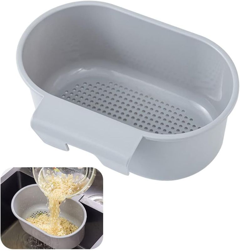 Photo 1 of 2 Pcs Kitchen Sink Drain Basket, Multi-function Kitchen Sink Strainer Basket, Drain Basket for Kitchen Sink Food Catcher for Kitchen Strainer Filter Kitchen Waste and Wash Vegetables Fruits